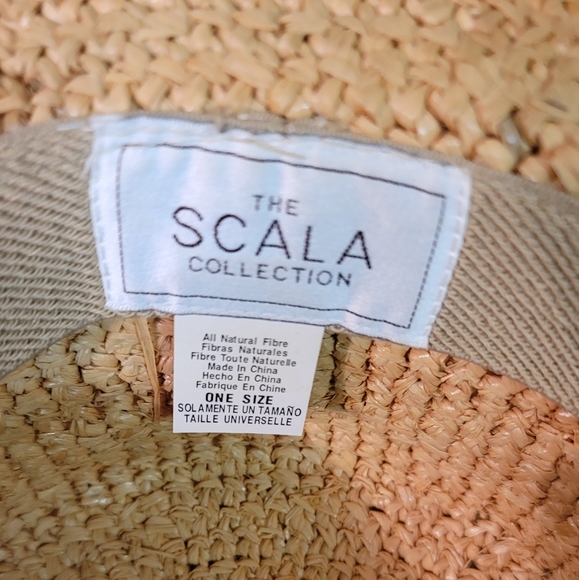Scala Women's Crocheted Raffia Hat - Picture 6 of 7